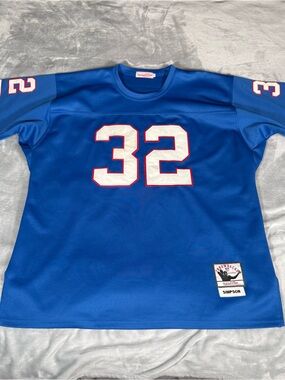 Vintage OJ Simpson Buffalo Bills #32 Jersey Size 54 Baggy Fit Mitchell Ness